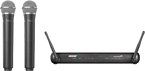 Shure SVX288/PG58 Dual Channel UHF Wireless Microphone System